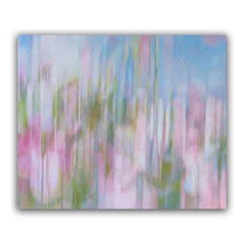 油彩画「花ごもり」サムネ画像