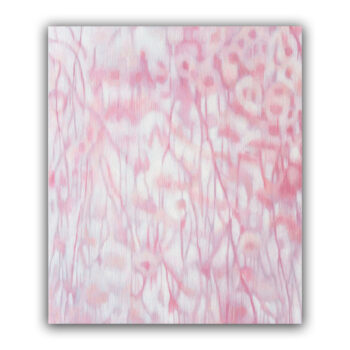 油彩画「桜陽」サムネ画像