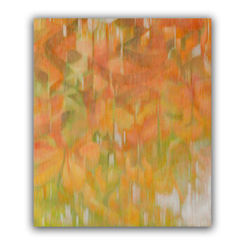 油彩画「霖雨」サムネ画像