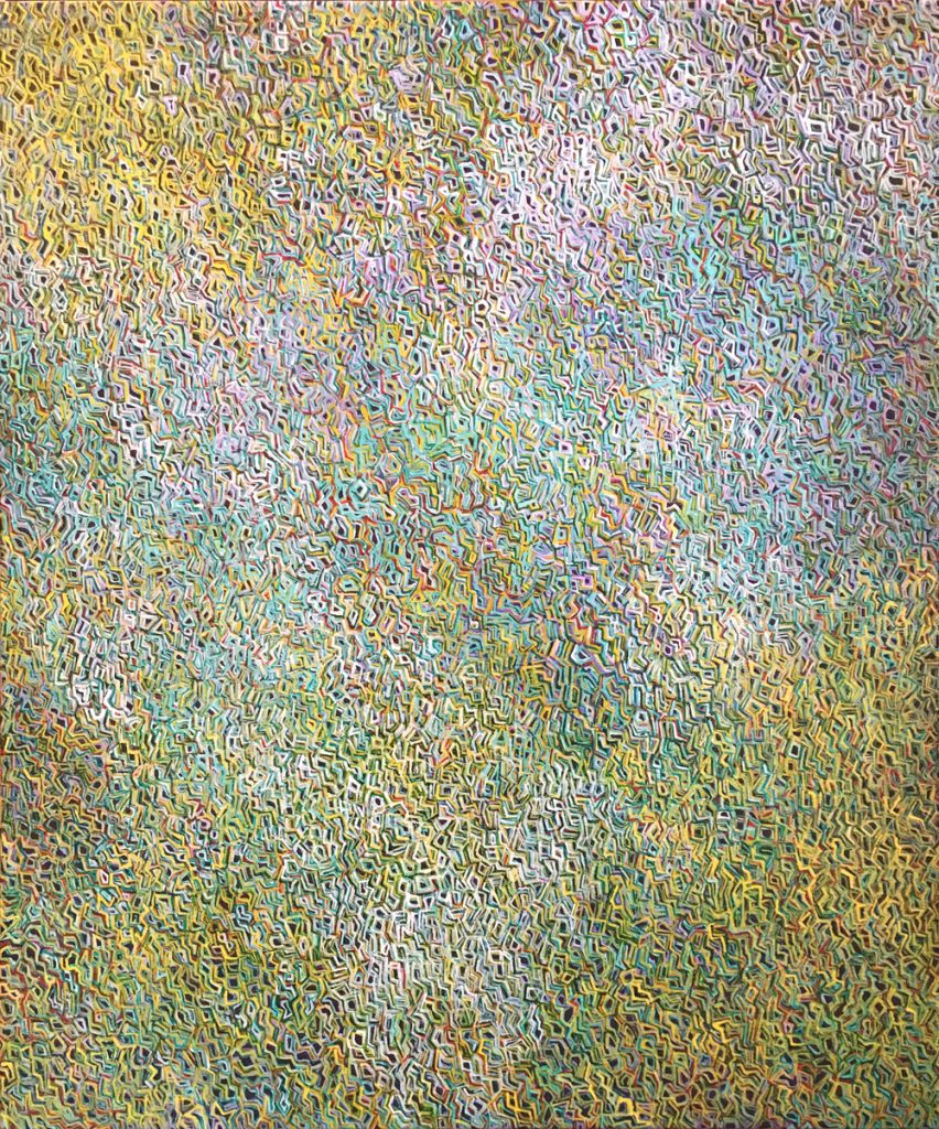 輝く空 2019 oil on canvas 45.5x38cm