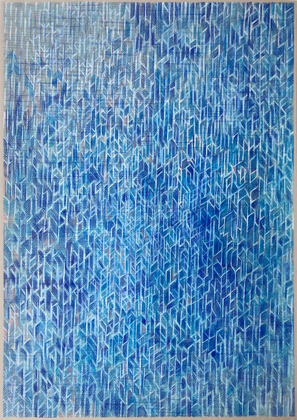 作品「氷の素描３ー遠い都市」