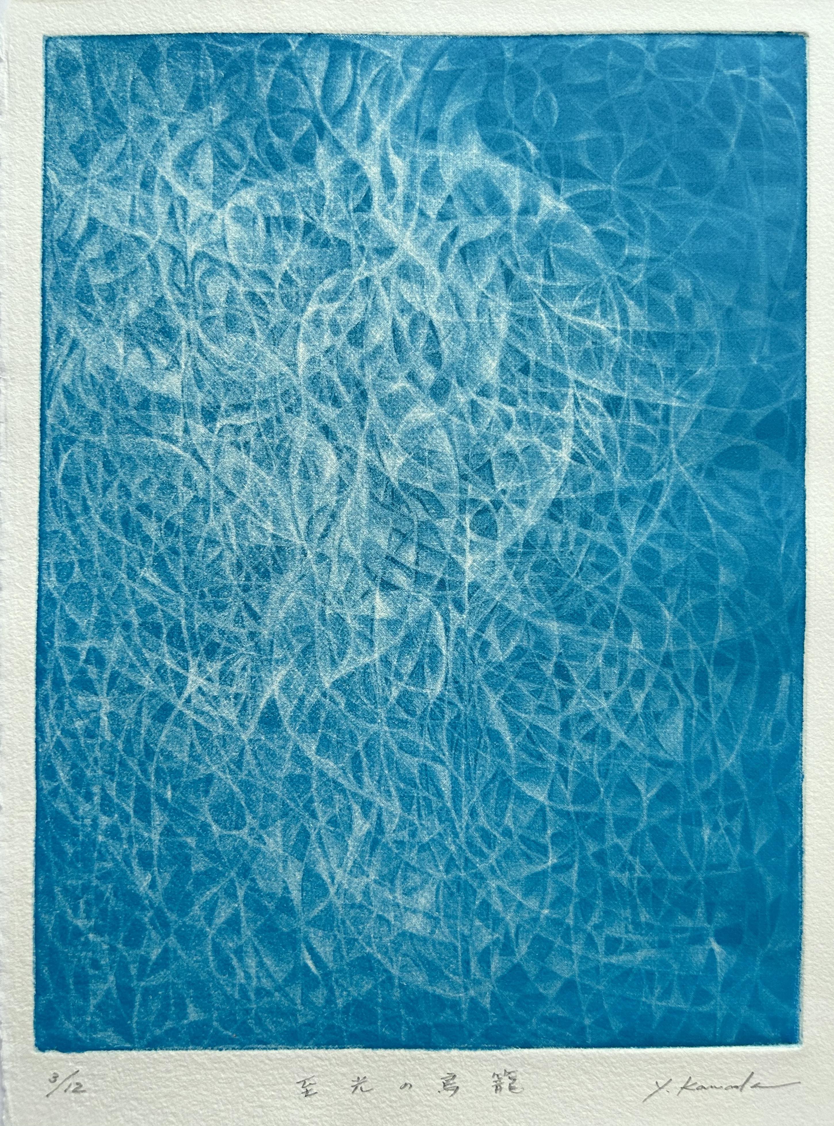 銅版画作品「至光の鳥籠」