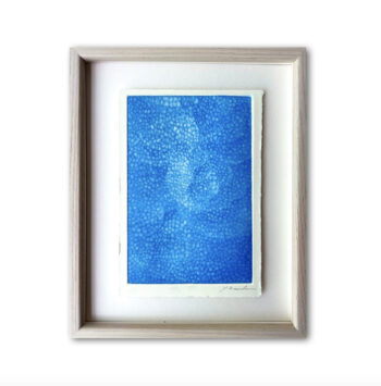 「泡青花」額装画像