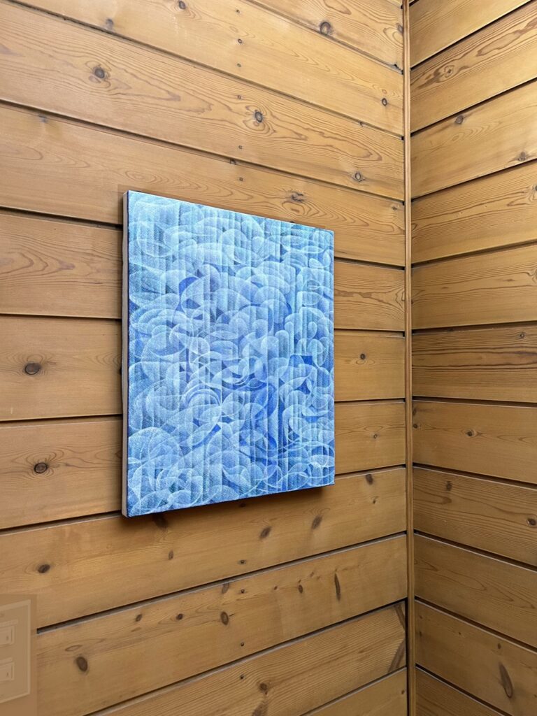 作品「薄氷に咲く」展示風景２