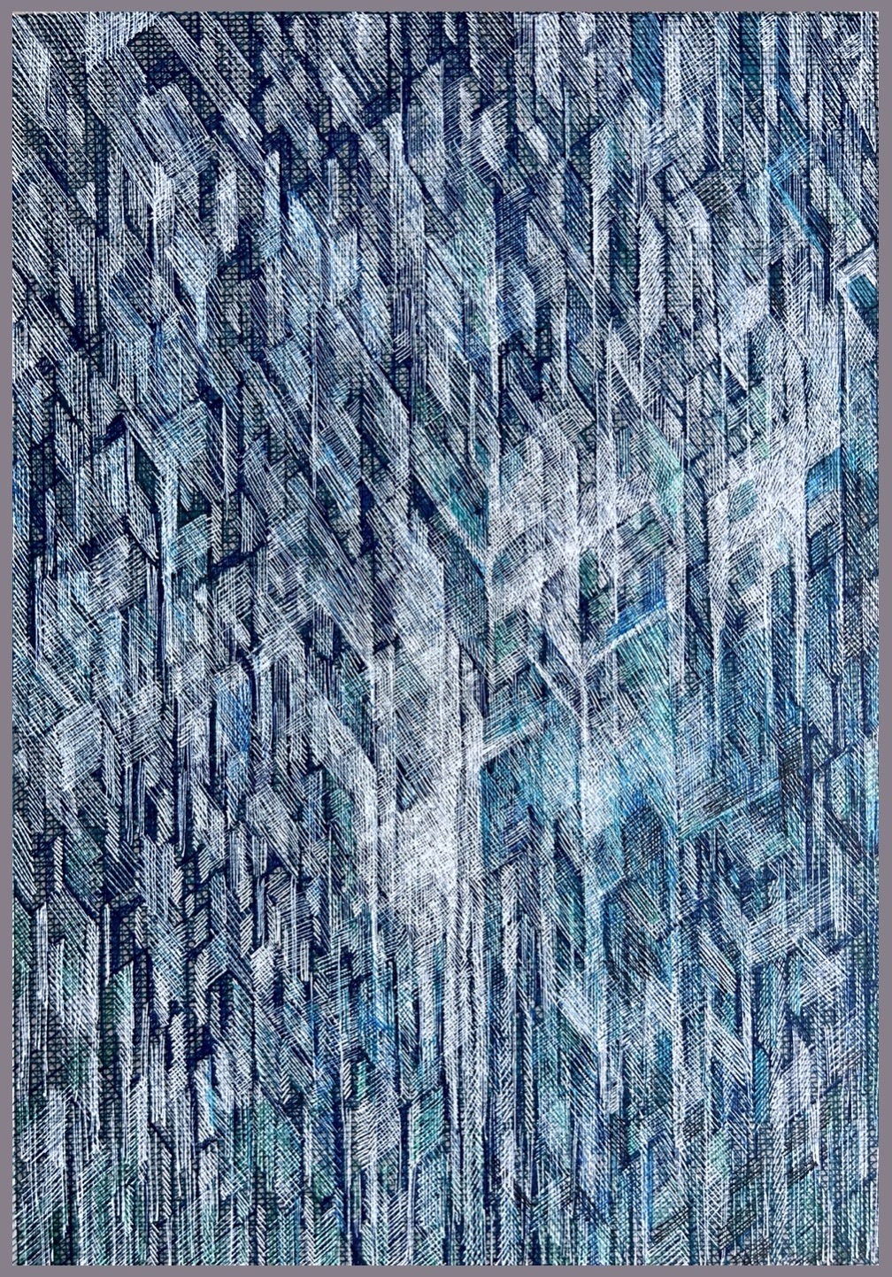 作品「硝子の森」
