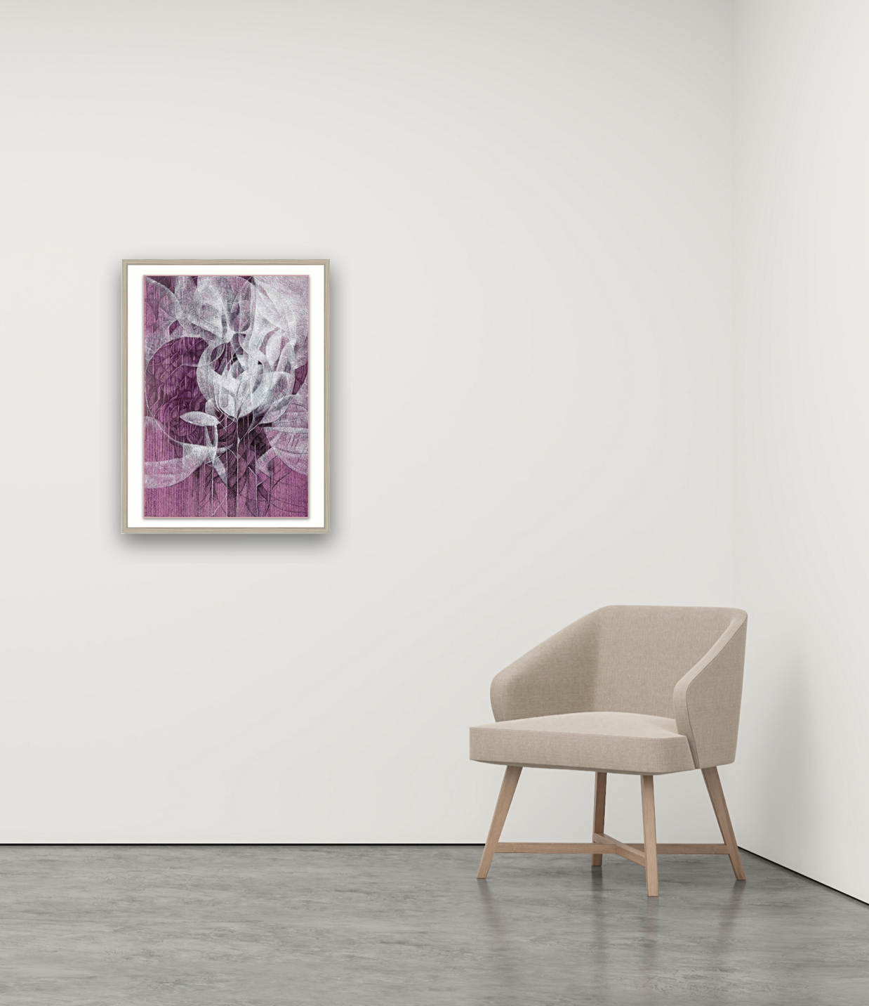 作品「蝶の夢」展示風景