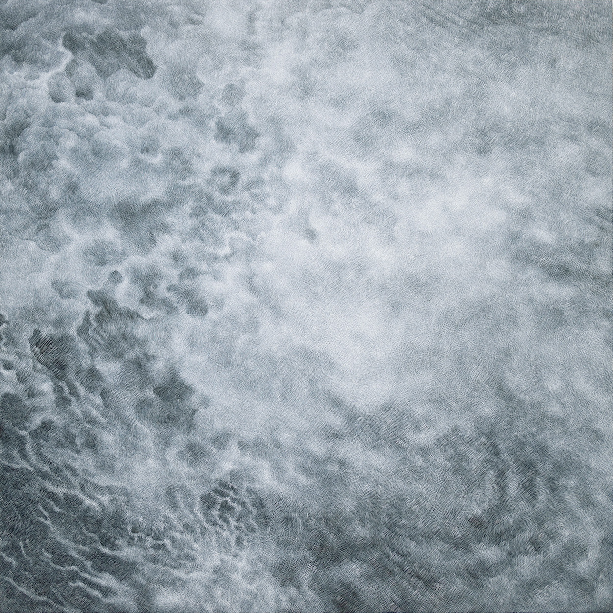 アクリル、スクラッチ作品『仙境３』画像