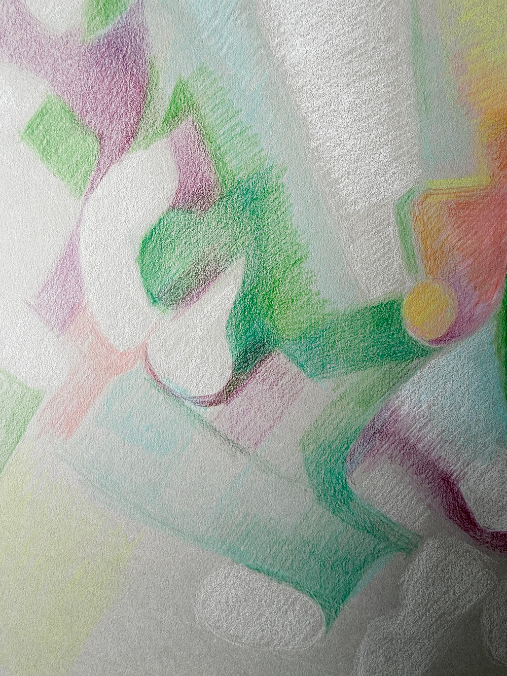 ドローイング作品『花の輪舞-#2』部分画像４