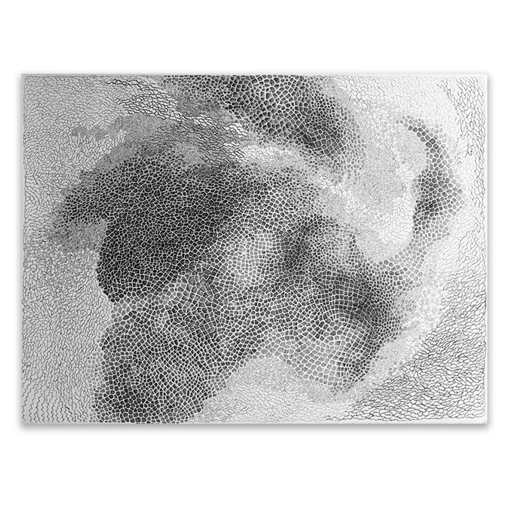 インク線描画『遊星探索記録』サムネ画像