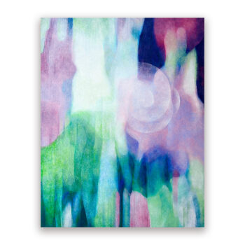 油彩画「微笑みの時空」サムネ画像