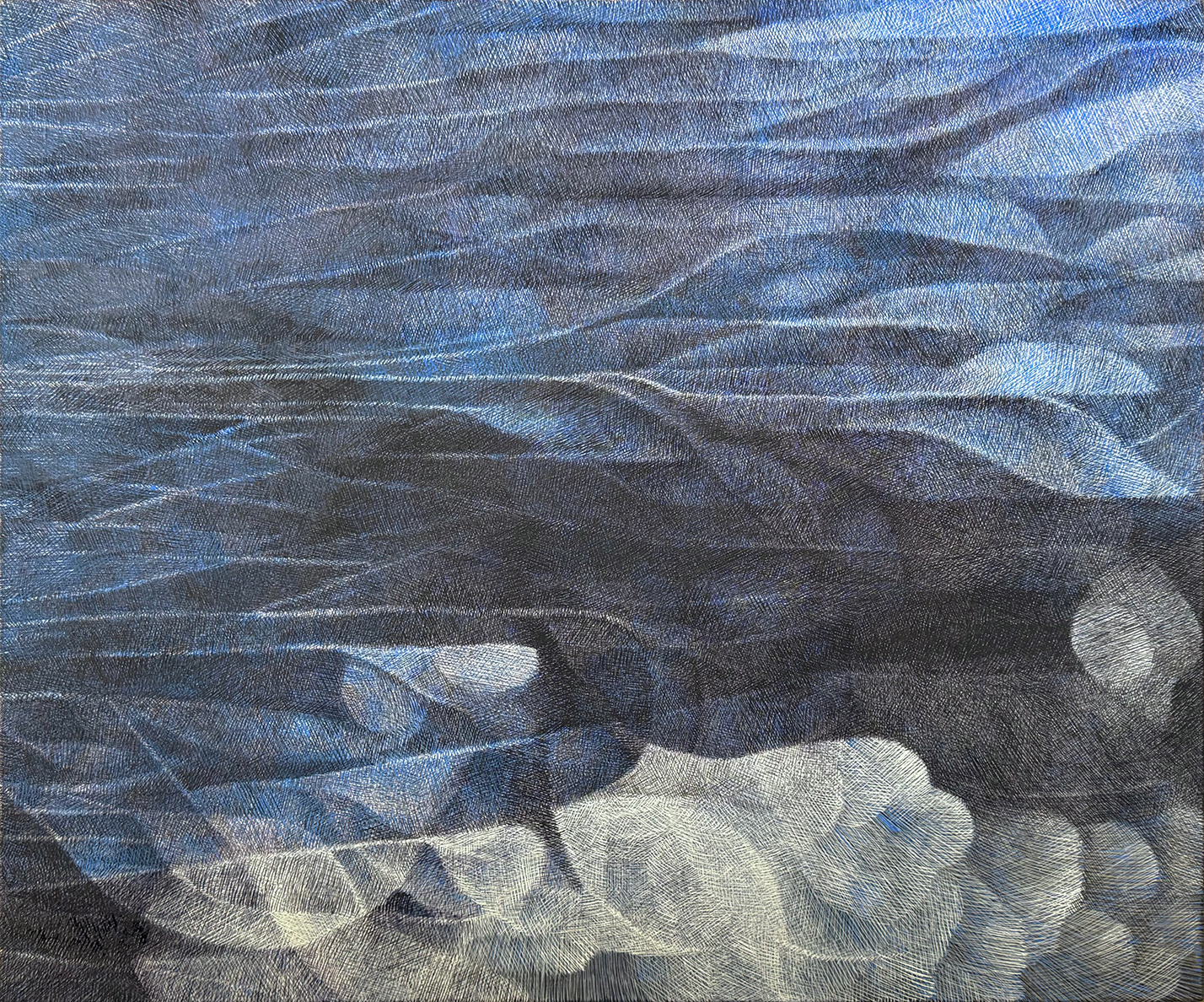 「氷釈の川」作品画像