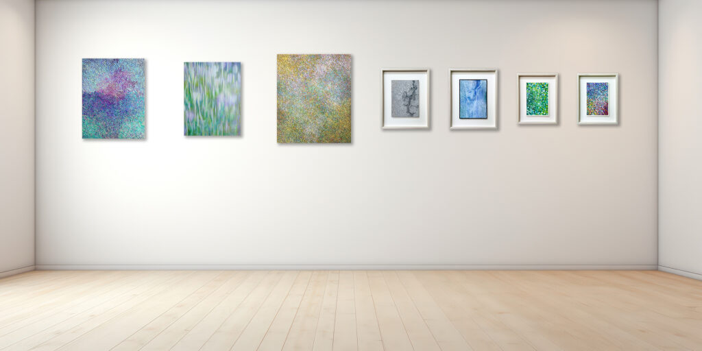 第４回オークション作品仮展示画像