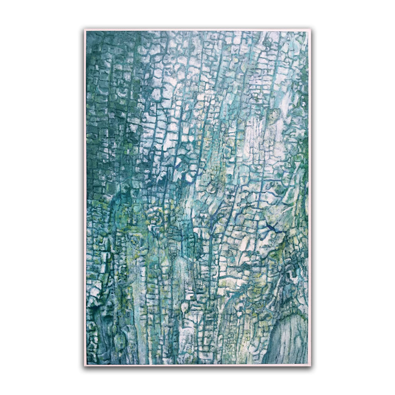Miniature of Green by Yuko Kawada, 2018, oil on prepared paper