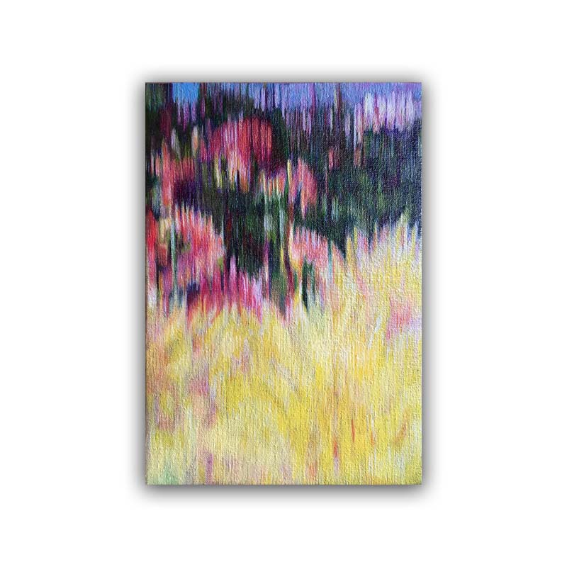 Daria kara no Tayori (Letter from a Dahlia), oil and egg tempera painting on canvas by Yuko Kawada