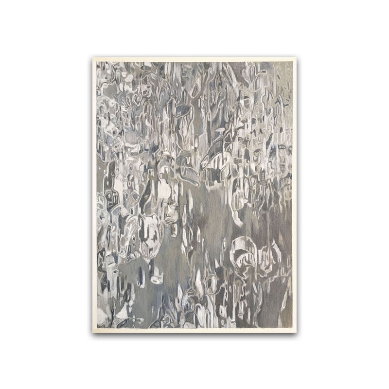 A Splash of Color for Standing Tall by Yuko Kawada, 2018, watercolor pencil and pastel on paper