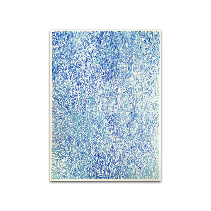 "Hyousou" (2018) by Yuko Kawada, watercolor on paper, 36.5 x 26.7 cm