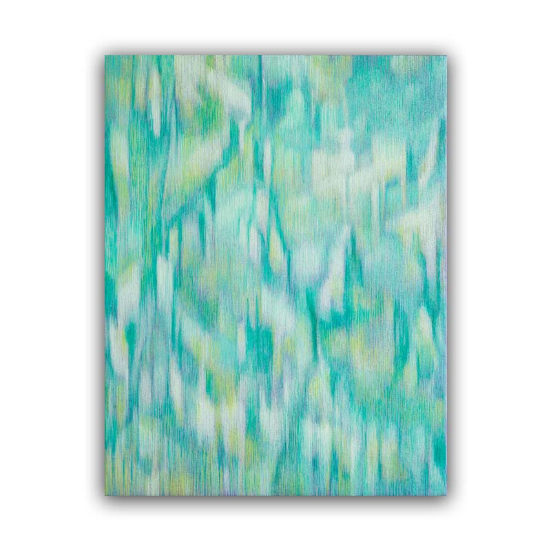 Kiri kara Ame he (From Fog to Rain), oil painting by Yuko Kawada