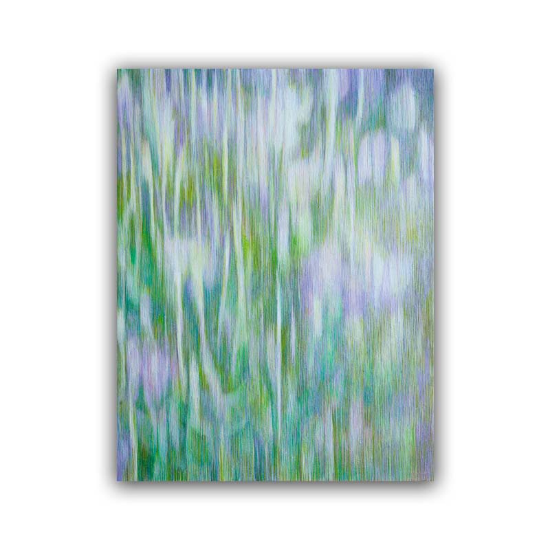 Nogi (Awn), oil and egg tempera painting by Yuko Kawada