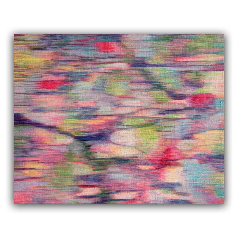 Suimenka (Water Surface Flower), oil painting on canvas by Yuko Kawada