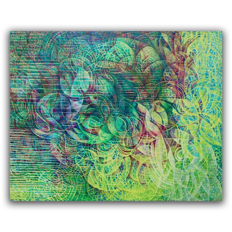 異次元の花 oil on canvas 80.3x100cm