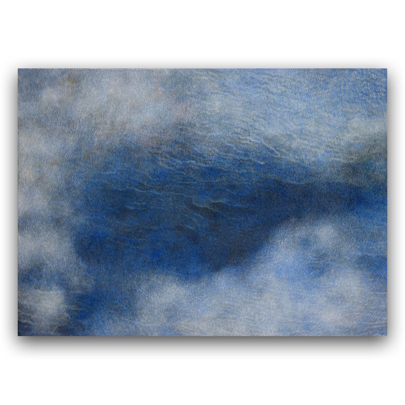 内なる輝き／inner goldenlight
2014
hatching / acrylic gouache on canvas
15.8x22.7cm
private collection