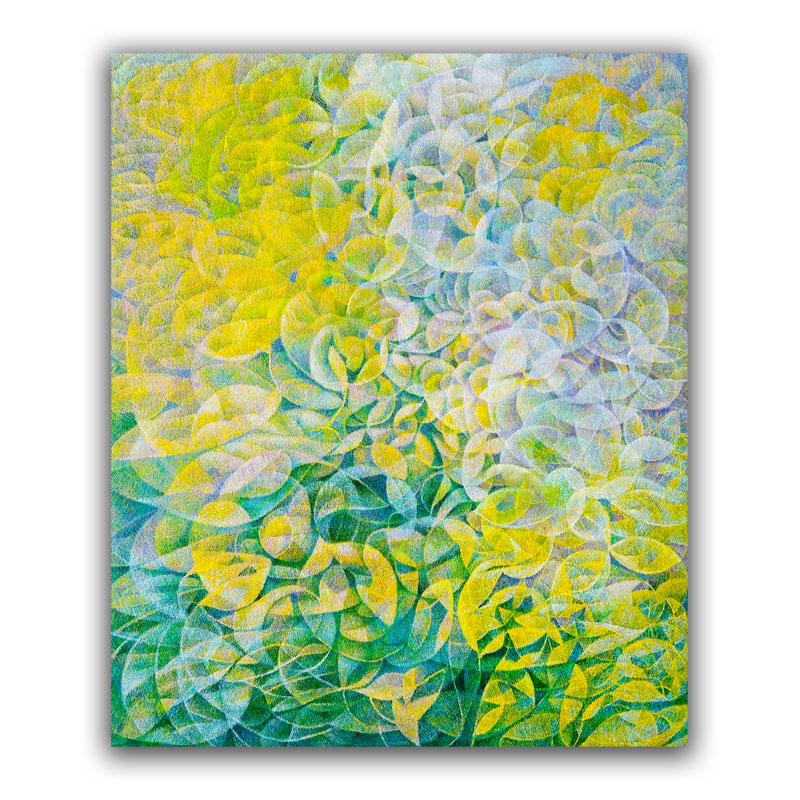 世界線に咲く Blooming on the world line 2024 oil on canvas 72.7x60.6cm