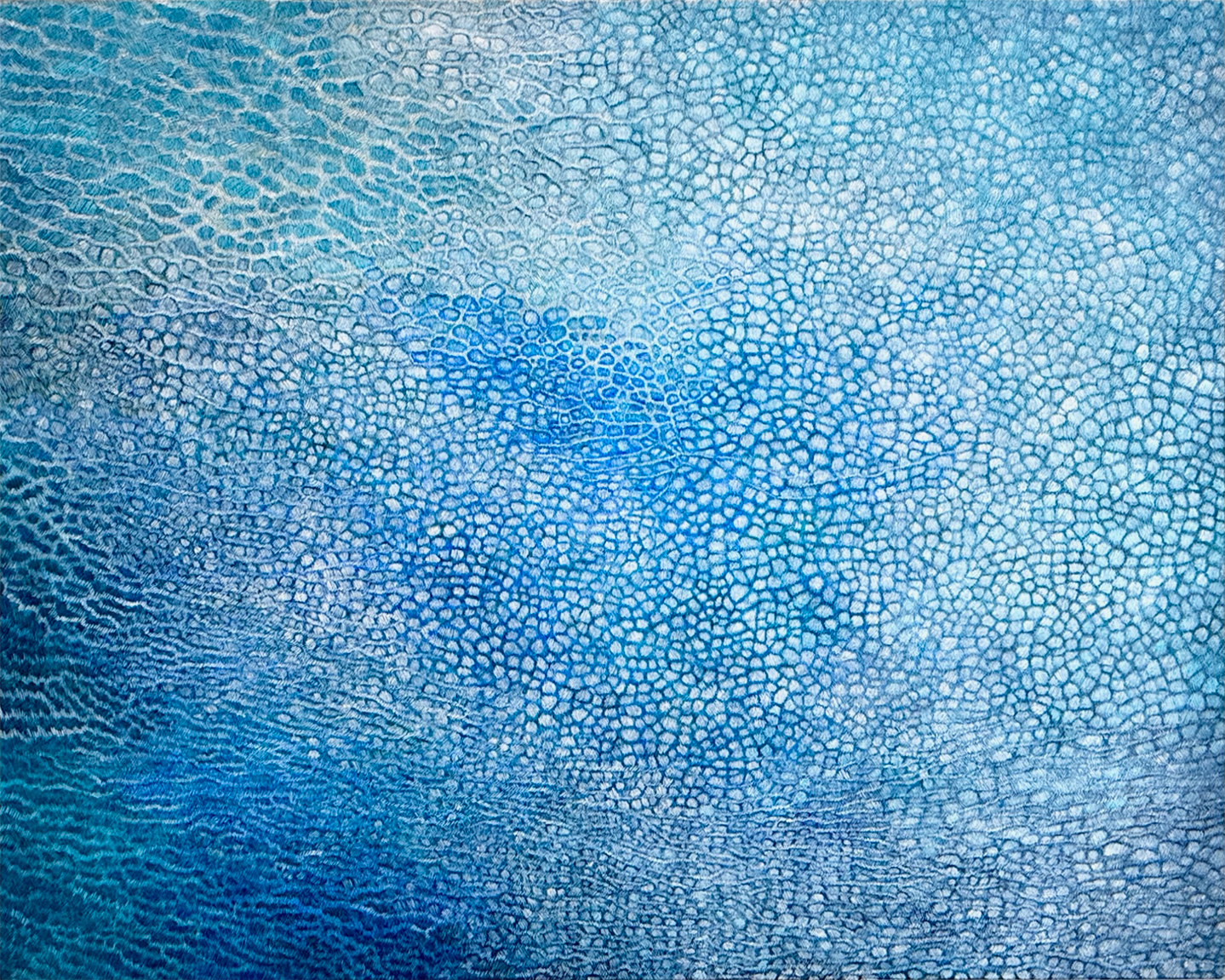 梢揺遊
Wandering of Water and Winds
2025
scratch and hatching
acrylic gouache on canvas
72.7x91cm（F30号）