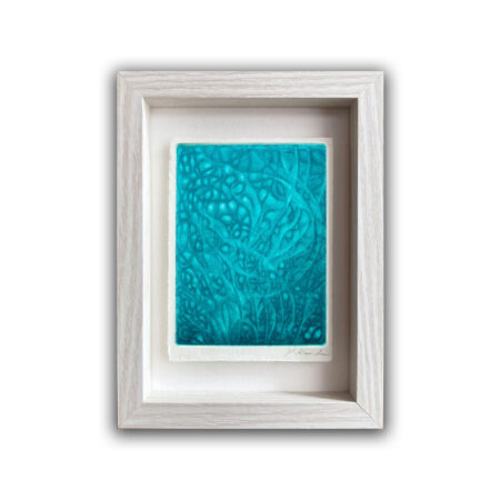 木星の海底／Seabed of Jupiter - メゾチント／Mezzotint - 額装付／Framed