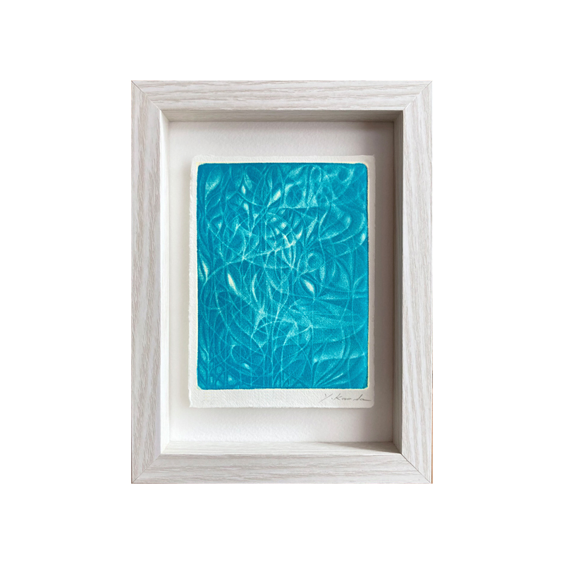 水星の森／Forest of Mercury - メゾチント／Mezzotint - 額装付／Framed