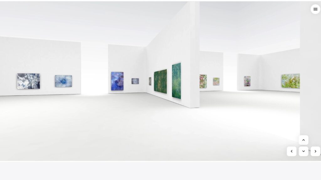 画家川田祐子の仮想空間個展「2023 VR-INNER NATURE-YUKO KAWADA ー内なる自然ー」美術館所蔵大作など